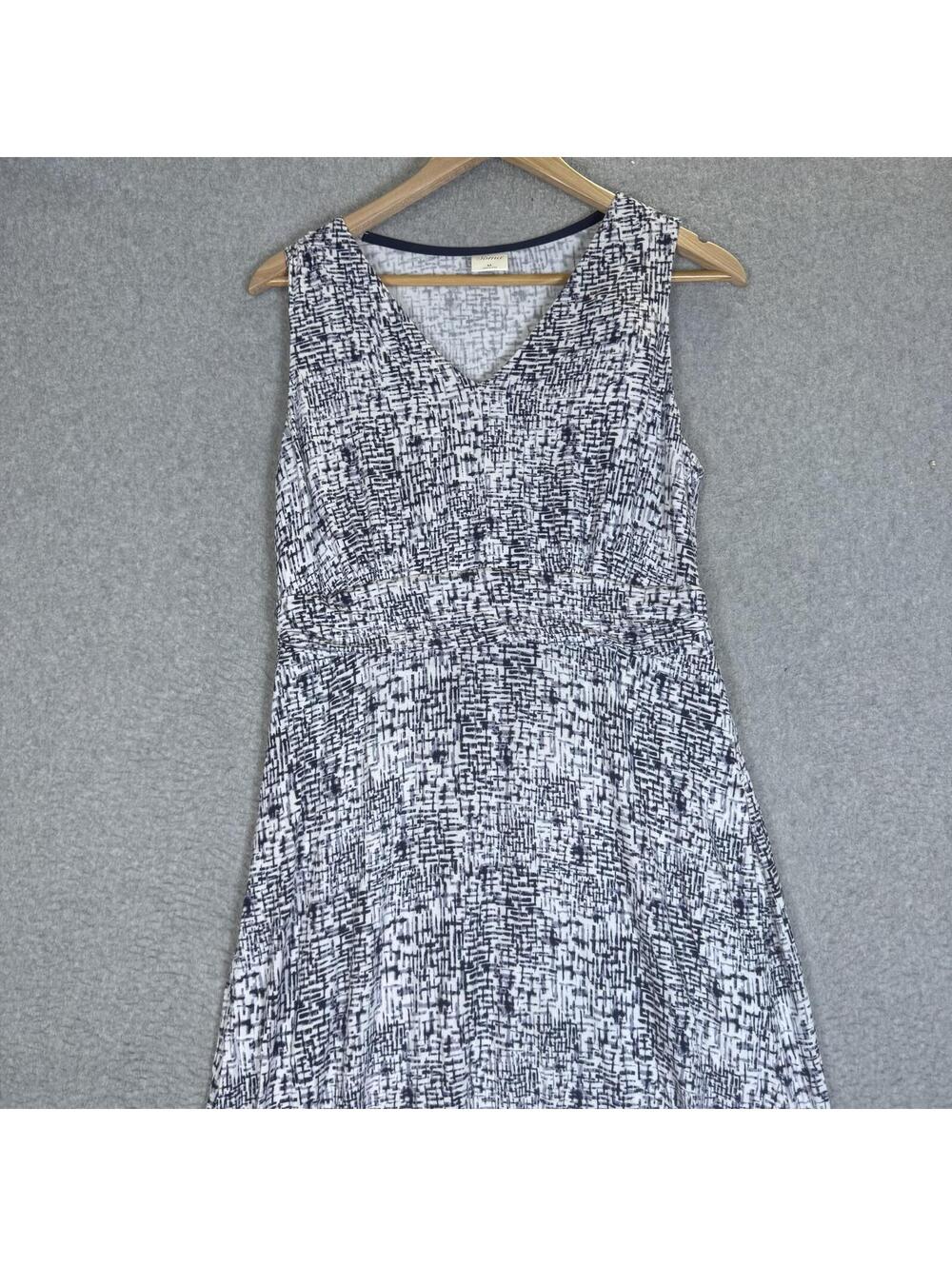 Soma Women's Size Medium Blue Abstract Print Sleeveless Dress